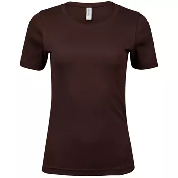 Tee Jays Interlock T-shirt, dam, Brun