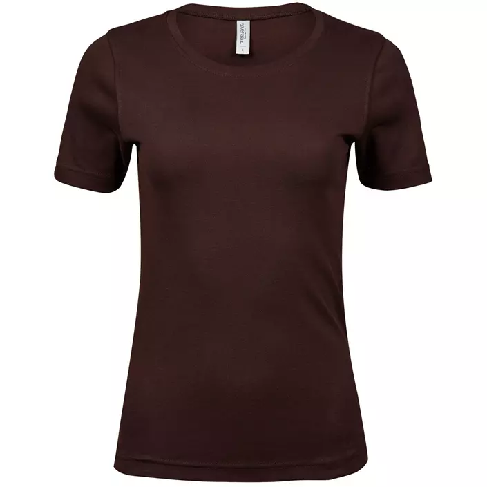 Tee Jays Interlock Damen T-Shirt, Braun, large image number 0