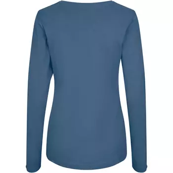 ID Interlock long-sleeved women's T-shirt, Indigo Blue