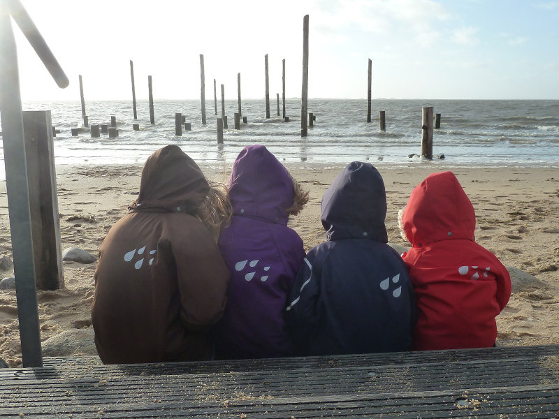 Ocean Tech softshell jacket for kids, Purple, large image number 4