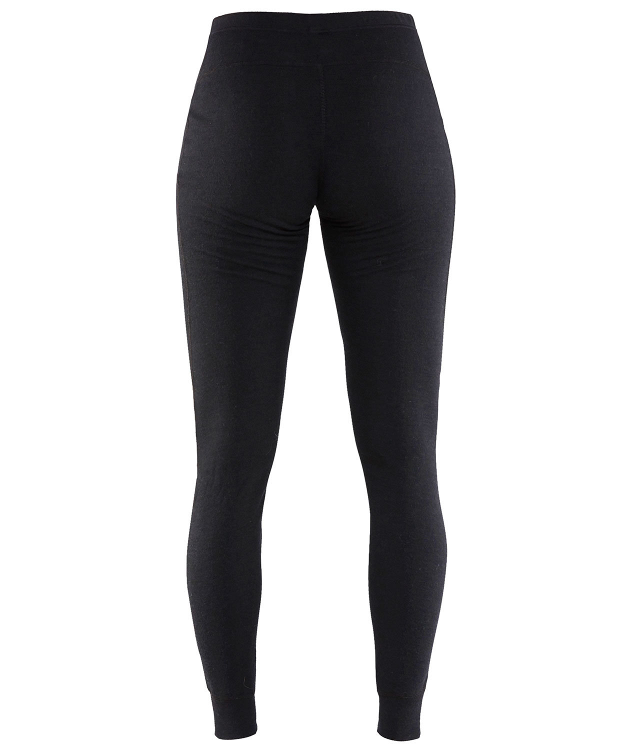 Bl&aring;kl&auml;der flamskyddad underst&auml;ll dam med merinoull, Svart, large image number 1