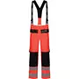 Lyngsøe PU/PVC rain trousers, Hi-Vis red/marine