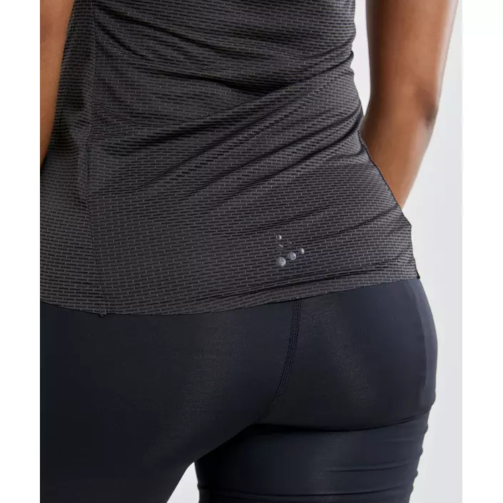 Craft PRO Dry Nanoweight dame T-shirt, Black, large image number 5