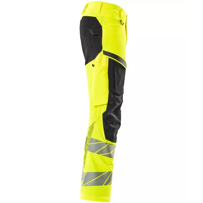 Mascot Accelerate Safe work trousers full stretch, Hi-vis Yellow/Black, large image number 3