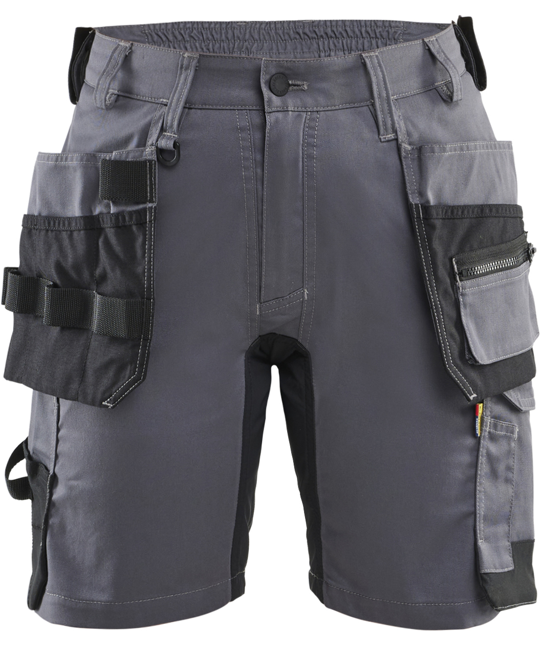 Bl&aring;kl&auml;der dame h&aring;ndv&aelig;rkershorts, Mellemgr&aring;, large image number 0