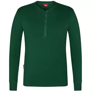 Engel Extend long-sleeved Grandad  T-shirt, Green