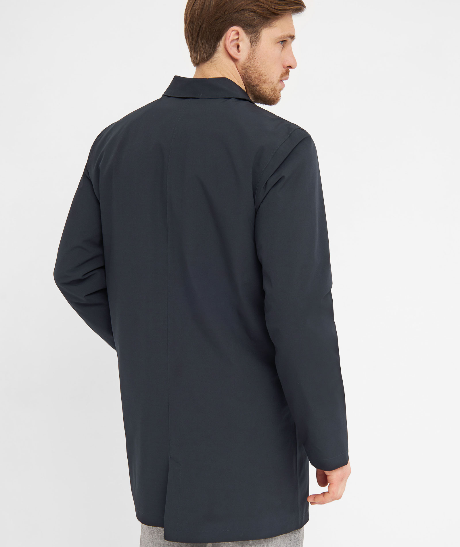 Clipper Inverness long jacket, Navy Night Sky, large image number 2