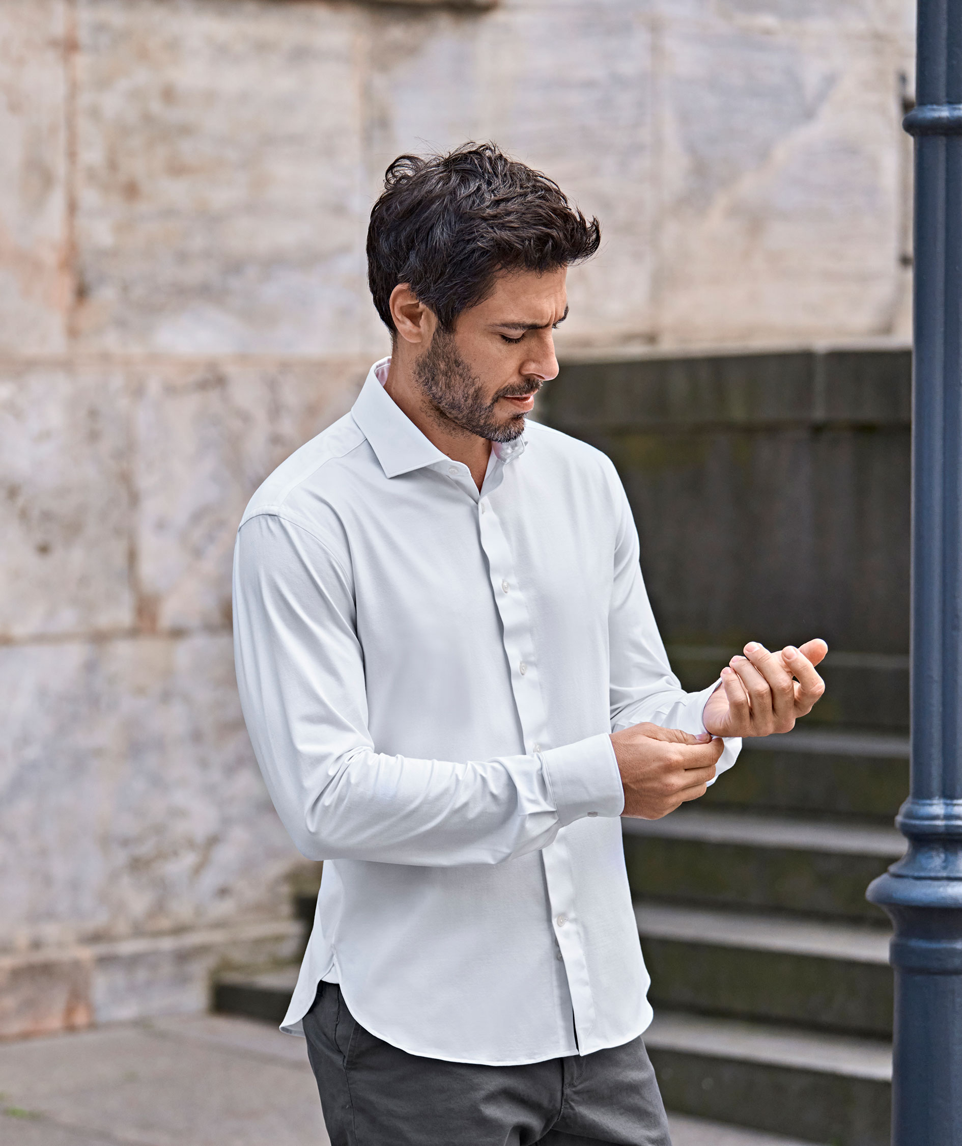 Tee Jays Active Modern fit skjorte, White , large image number 6