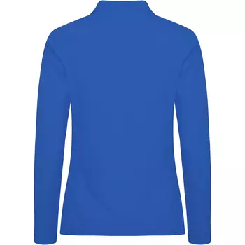 Clique Manhatten women's long-sleeved polo shirt, Royal