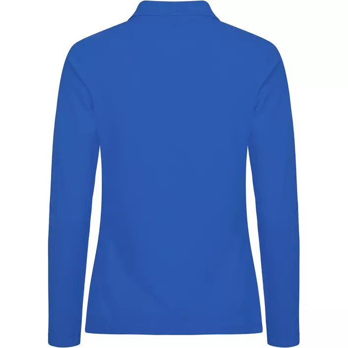 Clique Manhatten women's long-sleeved polo shirt, Royal, large image number 1