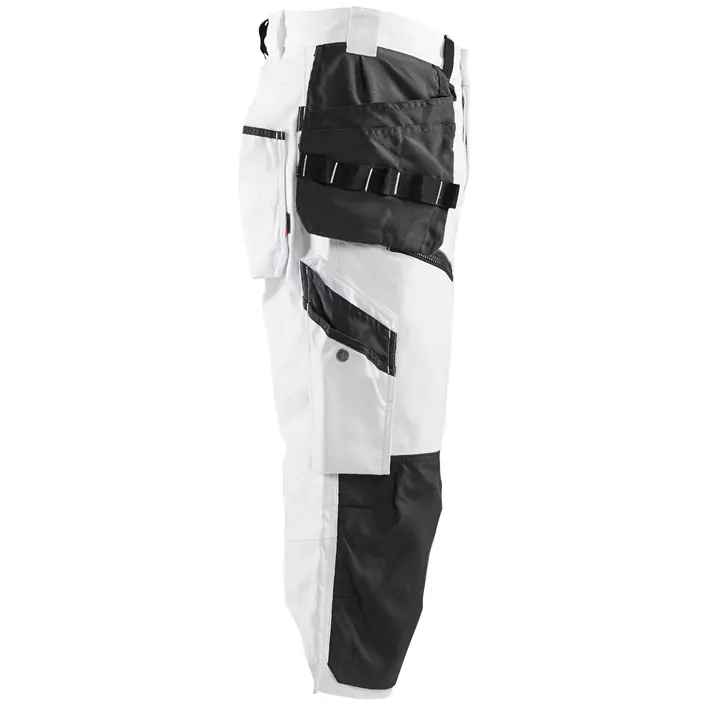 Blåkläder craftsman knee pants X1500, White/dark grey, large image number 3