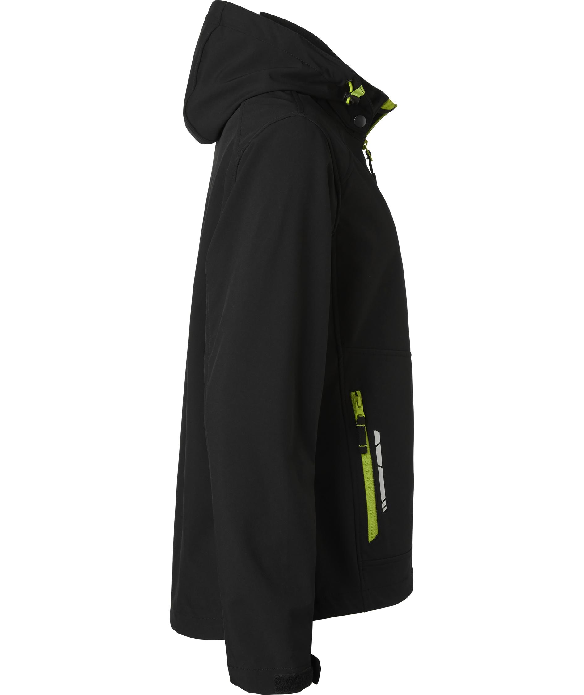 Top Swede dame softshelljakke 352, Sort, large image number 2