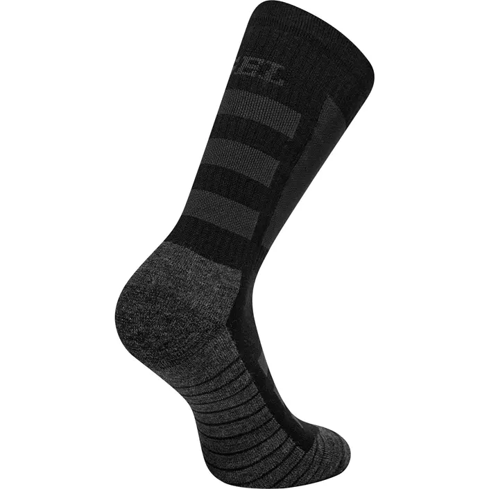 Engel 2-pack strong work socks, Black/Anthracite, large image number 1
