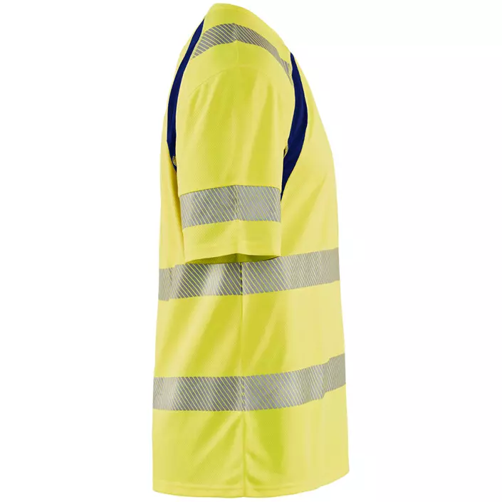 Blåkläder UV T-skjorte, Hi-vis gul/marineblå, large image number 3