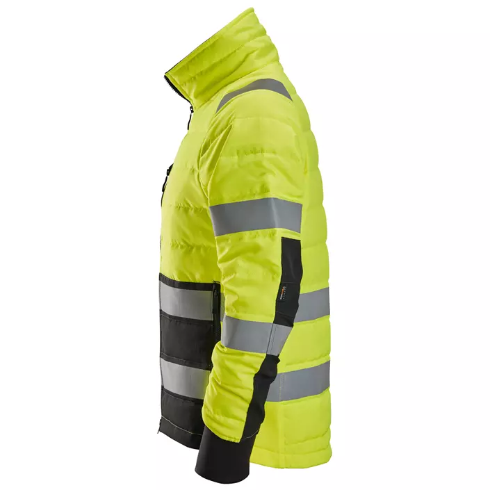 Snickers quilted jacket 8134, Hi-vis Yellow/Black, large image number 4