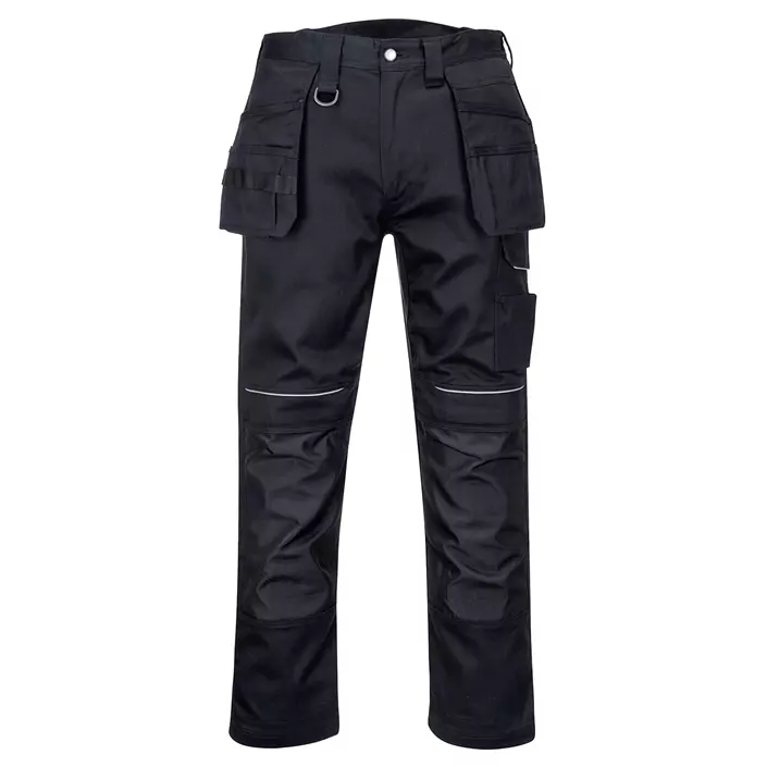 Portwest PW3 craftsmens trousers, Black, large image number 0
