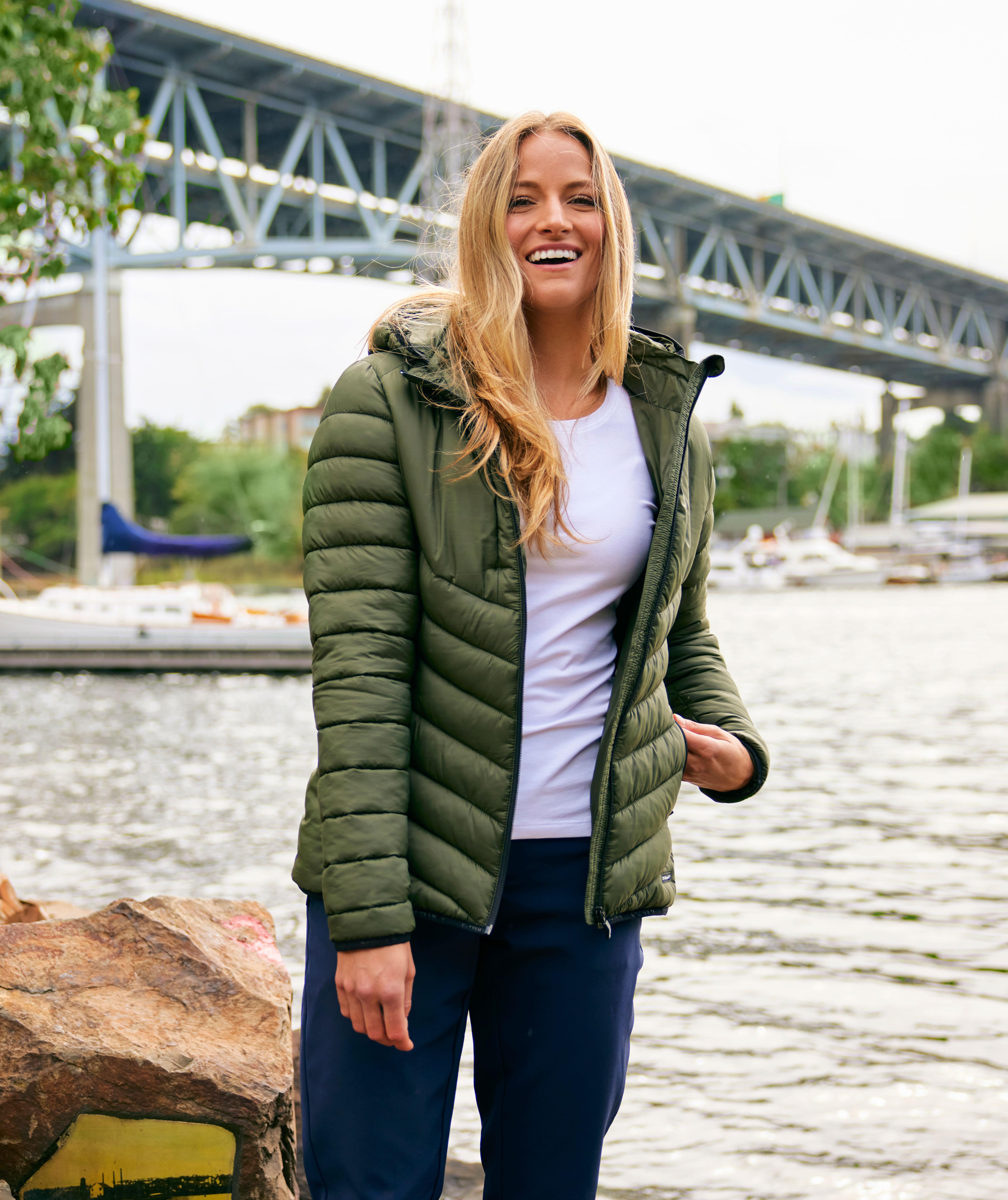 Cutter & Buck Mount Adams vadderad jacka dam, Ivy green, large image number 1