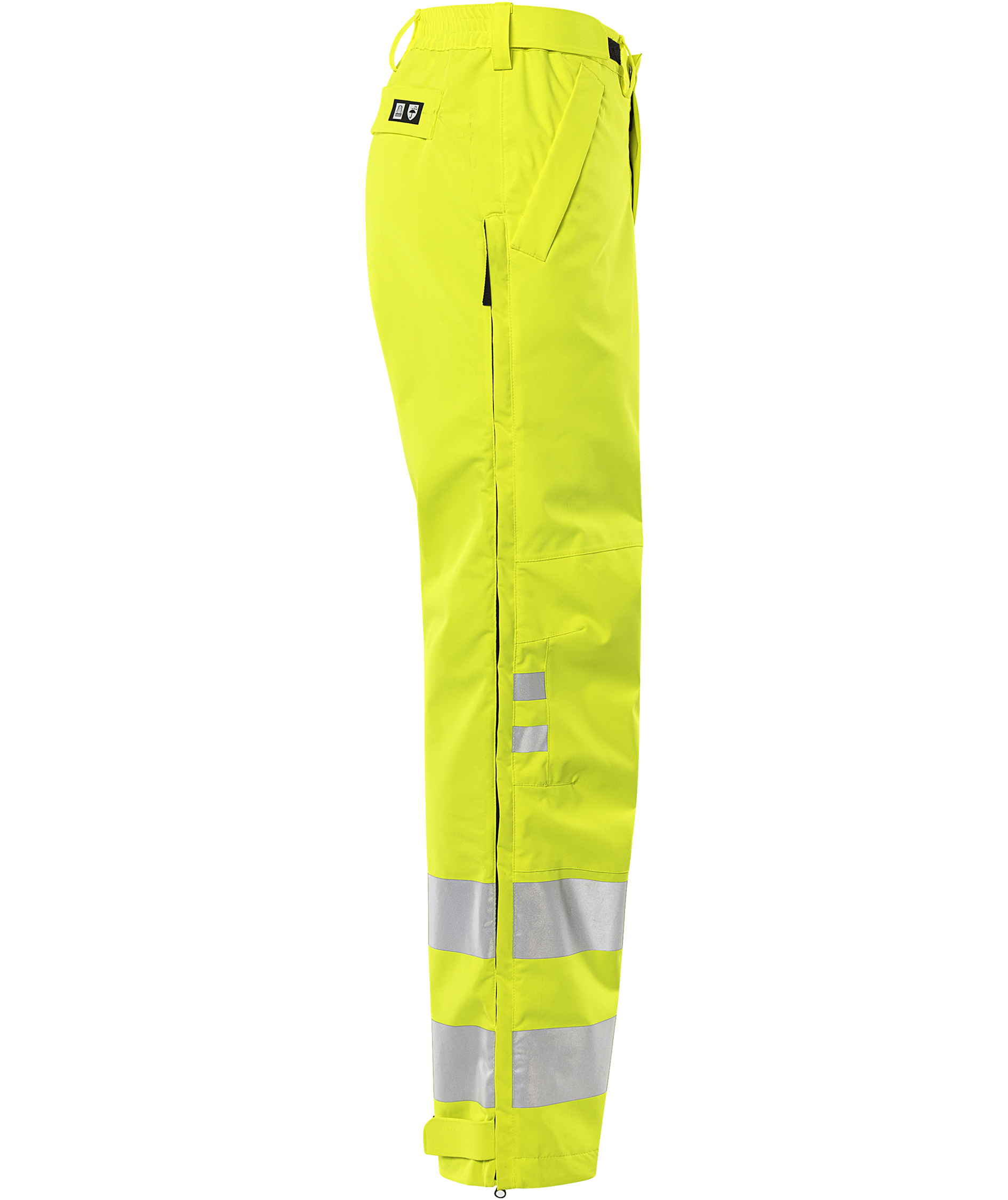 Fristads shell trousers 2680 GLPS, Hi-Vis Yellow, large image number 4