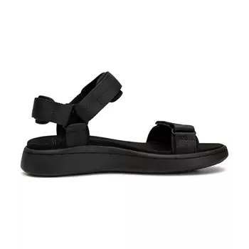 Woden Line dame sandaler, Black/Black
