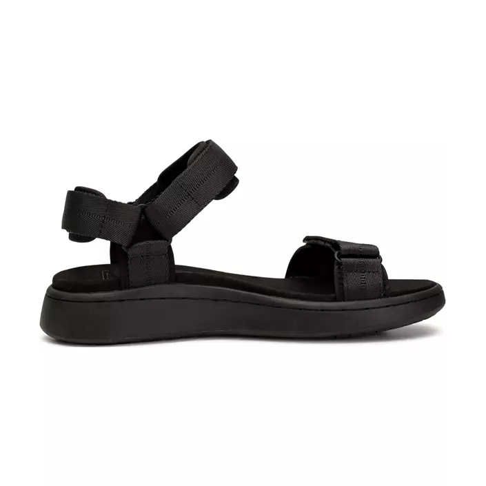 Woden Line dame sandaler, Black/Black, large image number 0