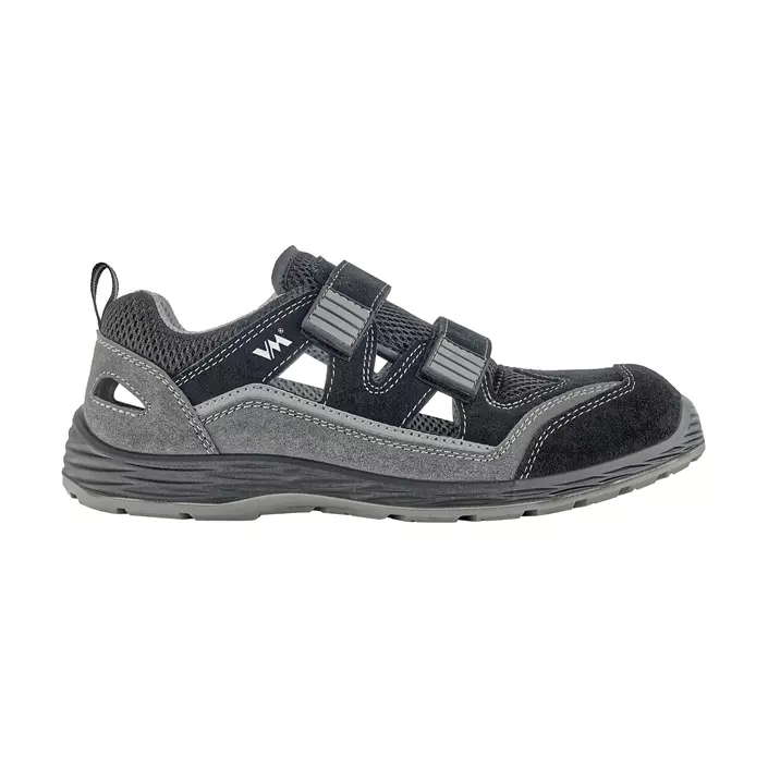 VM Footwear Livorno safety sandals S1PLESD, Black/Grey, large image number 2