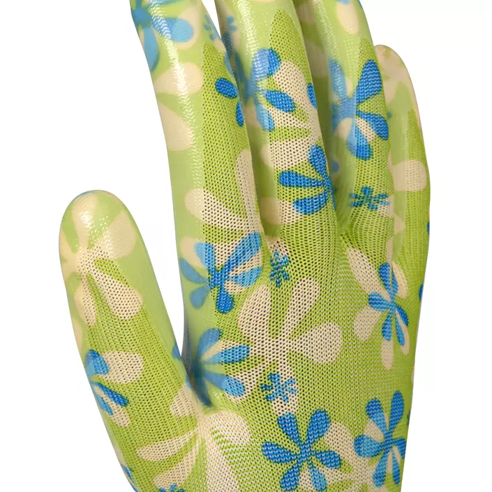 OX-ON Garden Basic 5003 work gloves, Green/Blue, Green/Blue, large image number 3