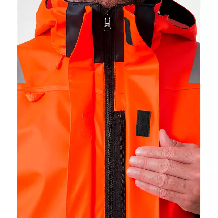 Helly Hansen Alna 2.0 rain jacket, Hi-vis Orange/Ebony, large image number 6