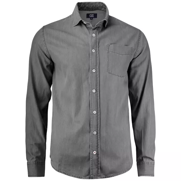 Cutter & Buck Ellensburg Modern fit denim shirt, Denim Grey, large image number 0