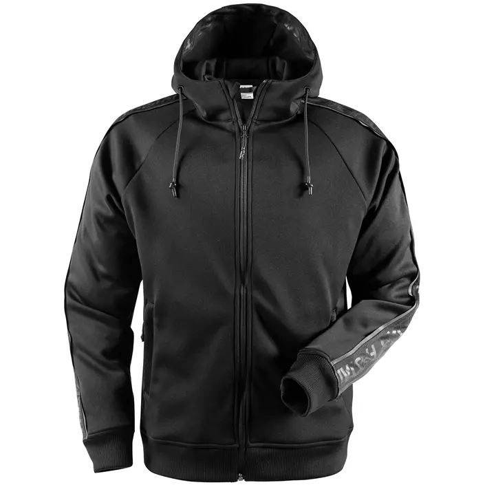 Fristads Outdoor Sweatjacke 7464 SSL full stretch, Schwarz, large image number 0
