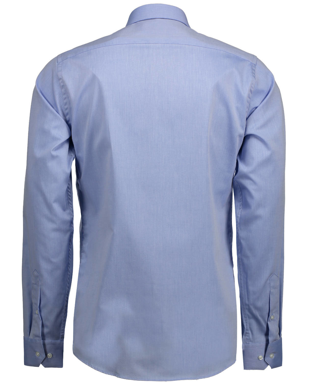 Seven Seas Fine Twill Slim fit skjorta, Ljusbl&aring;