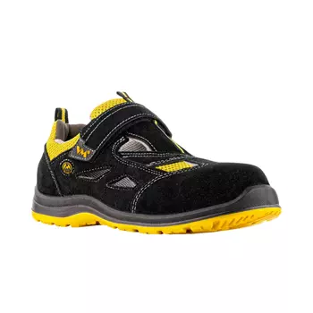 VM Footwear Michigan safety sandals S1P, Black/Yellow