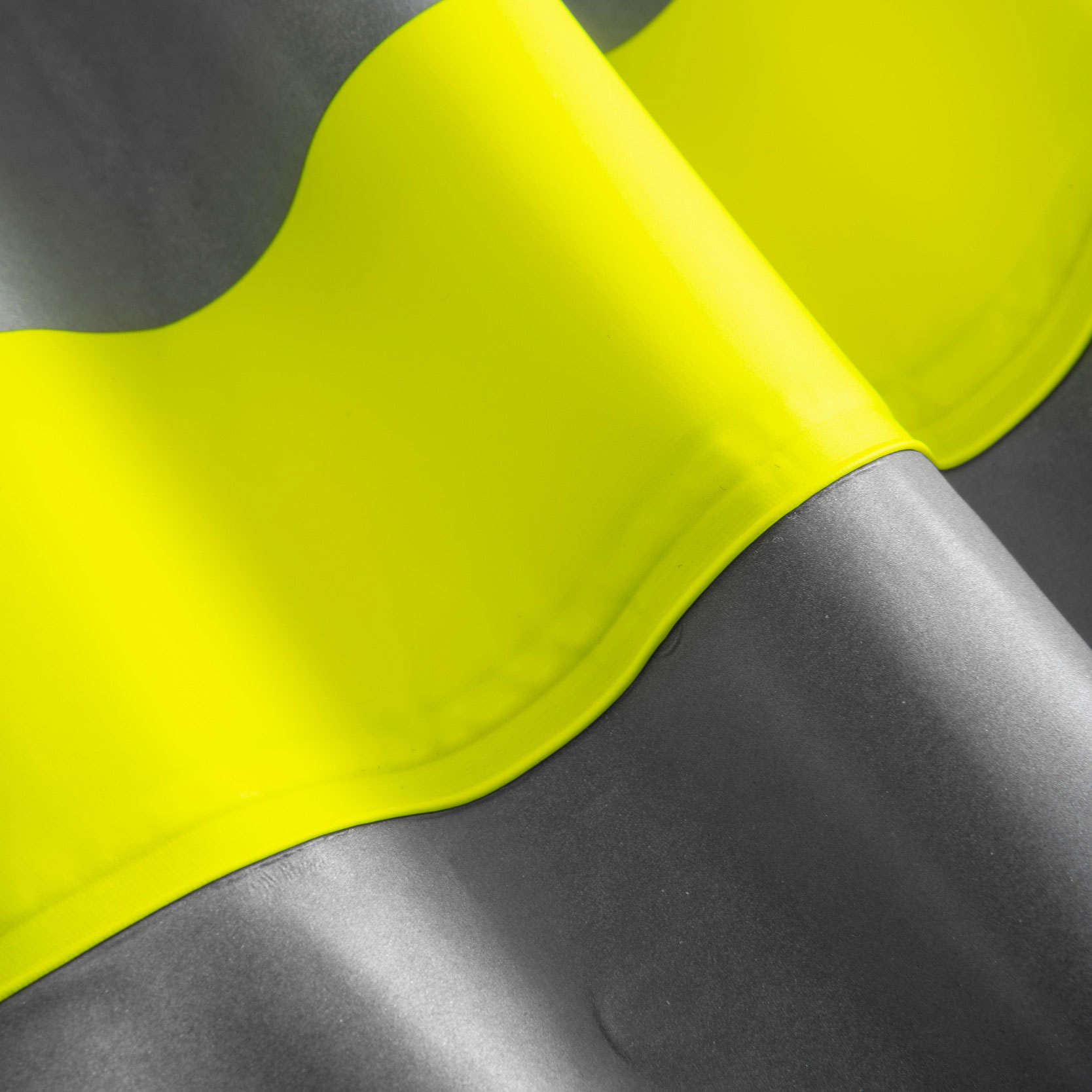 Lyngs&oslash;e PU regnbukse, Hi-vis gul/marinebl&aring;, large image number 2