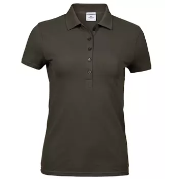 Tee Jays Luxury Stretch dame polo T-shirt, Olive