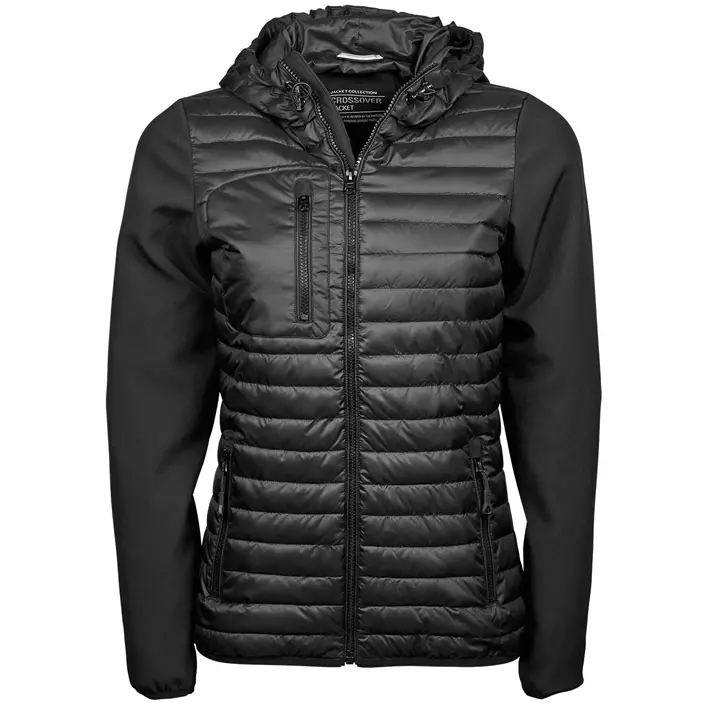 Tee Jays Hooded Crossover women's jacket, Black, large image number 0