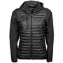 Tee Jays Hooded Crossover damejakke, Sort Tee Jays Hooded Crossover damejakke
