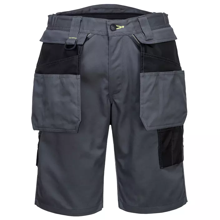 Portwest PW3 craftsmens shorts, Zoom grey/Black, large image number 0