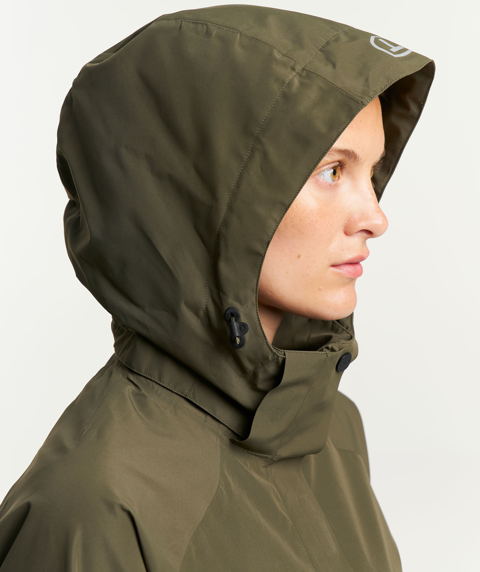 Tenson Westing women's rain jacket, Olive Green, large image number 7