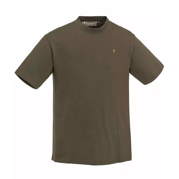Pinewood 3-pack T-skjorte, Brun/khaki, large image number 2