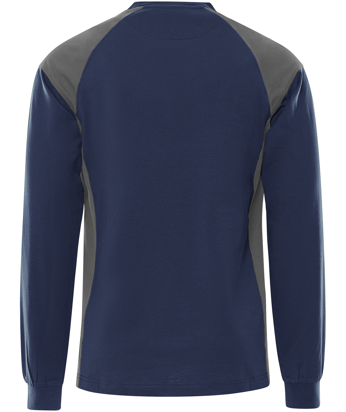 Fristads Heavy lang&aelig;rmet T-shirt 7071 GTM, Marine/Gr&aring;, large image number 1