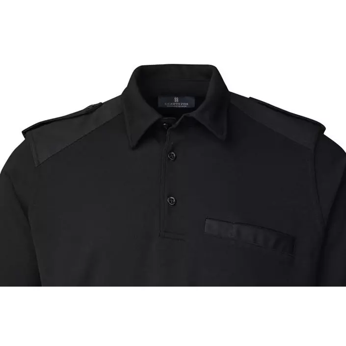 CC55 Frankfurt Sportwool polo shirt, Black, large image number 1