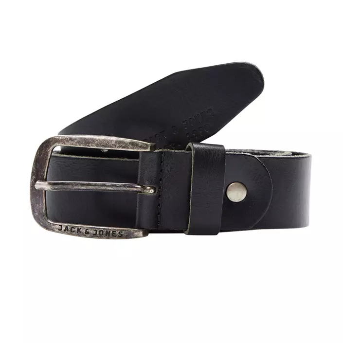 Jack & Jones JACPAUL leather belt, Black, large image number 0