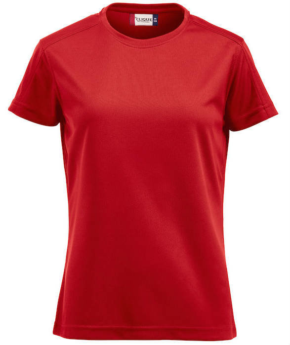 Clique Ice-T women's T-shirt, Red, Red, swatch
