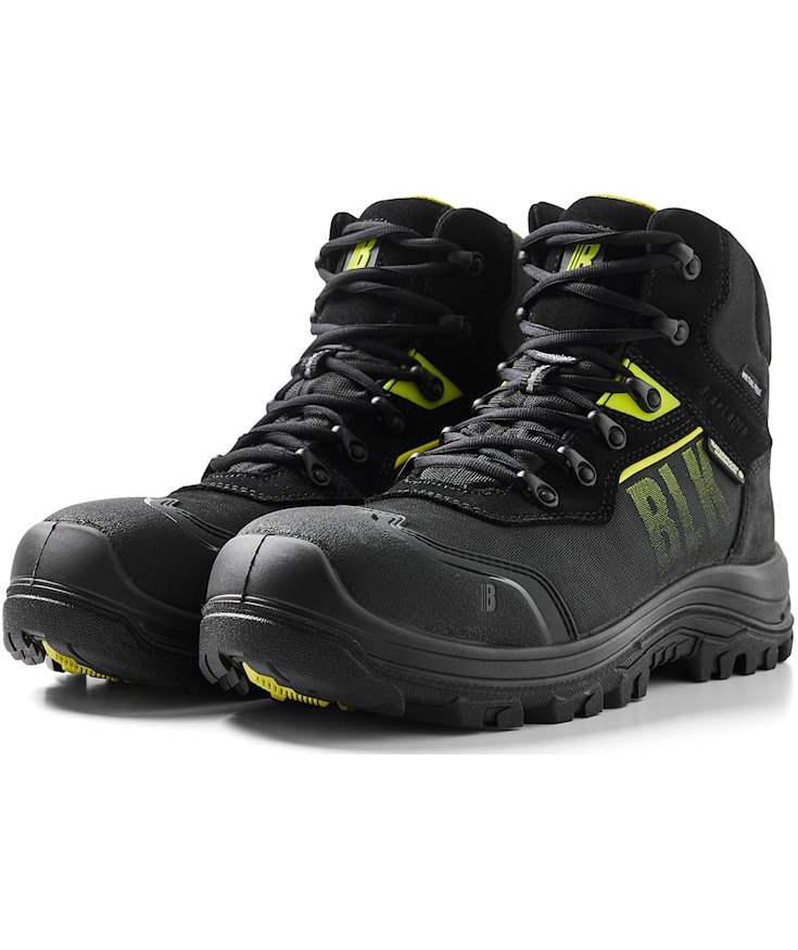 Bl&aring;kl&auml;der Storm safety boots S3, Black/Hi-Vis Yellow, large image number 3