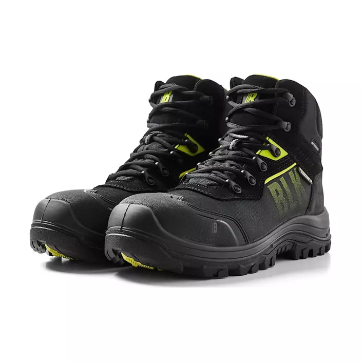 Blåkläder Storm skyddskängor S3, Svart/Varselgul, large image number 3