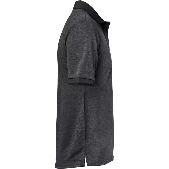 Tenson TXlite Melange pikétröja, Black, large image number 2
