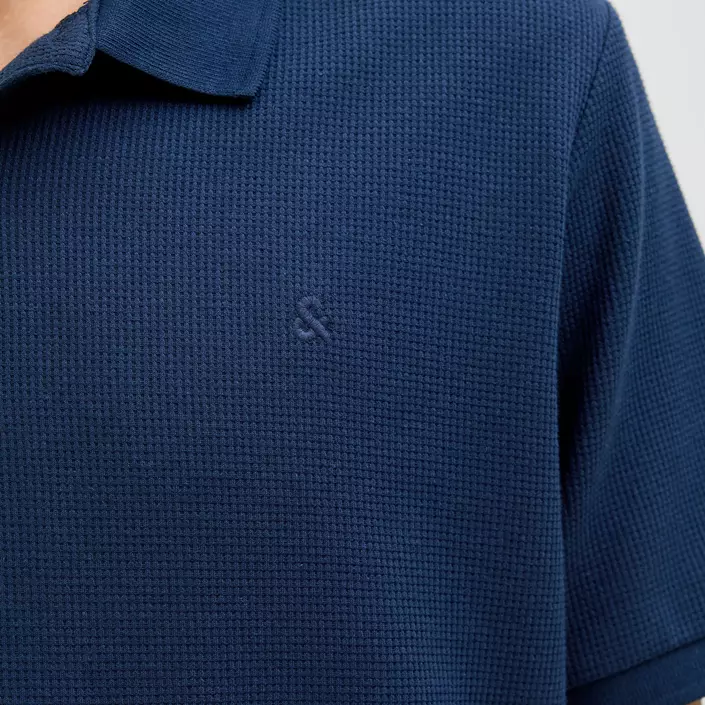 Jack & Jones JJEAUSTIN Polo T-shirt, Navy Blazer, large image number 3