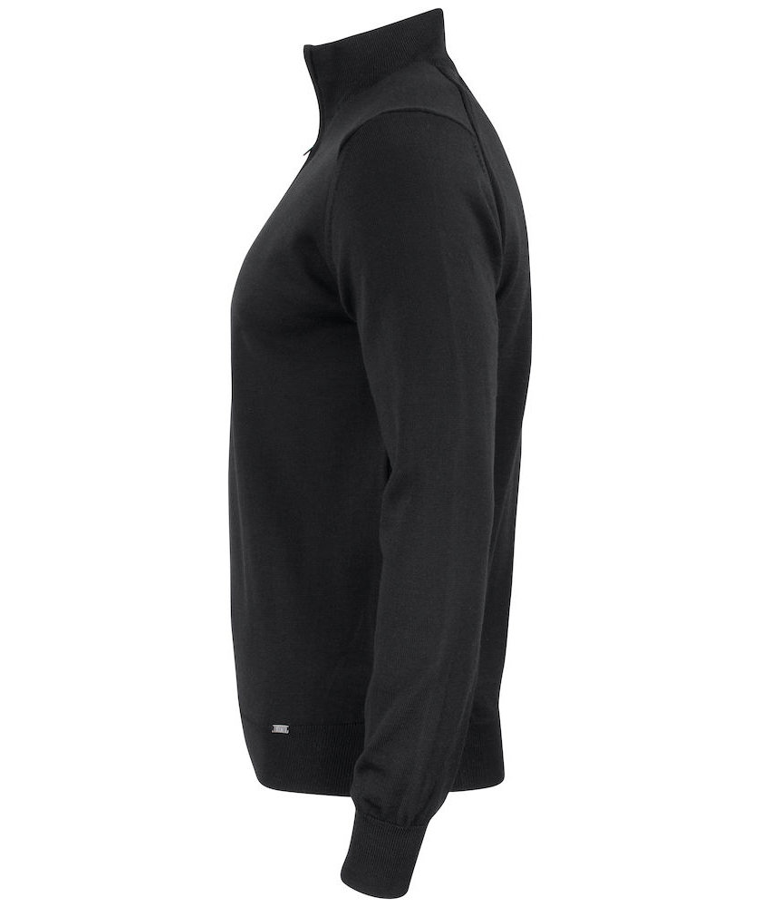 Cutter & Buck Everett  sweatshirt with merino wool, Black, large image number 3