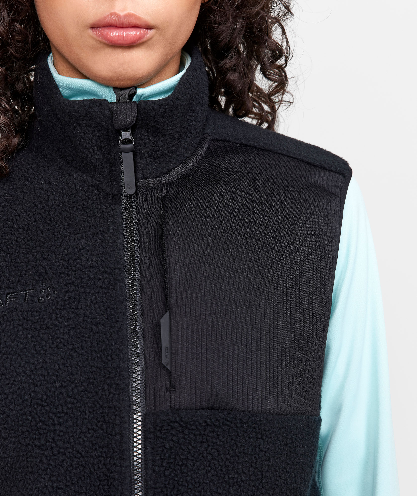 Craft ADV Explore women's fibre pile vest, Black, large image number 4