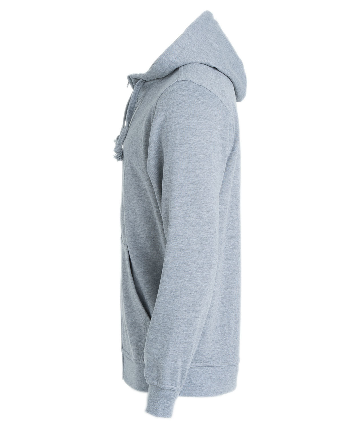 Clique Basic Hoody Full Zip hettegenser med glidel&aring;s, Gr&aring;&nbsp;Melange