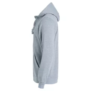 Clique Basic Kapuzensweatshirt mit Reißverschluss, Grau Melange